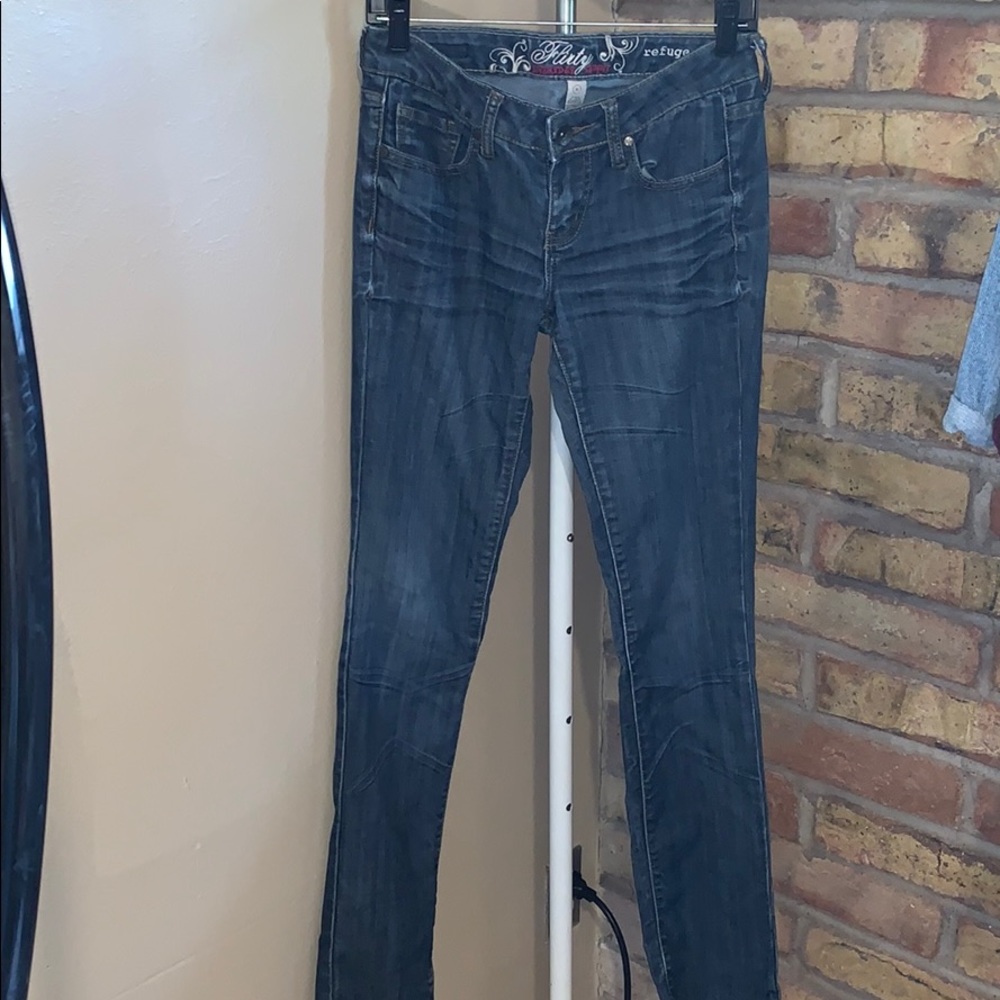 Vintage Charlotte Russe Refuge long denim